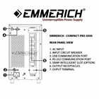 ONLINE UPS Emmerich Compact Pro 3000 - 3 KVA 2